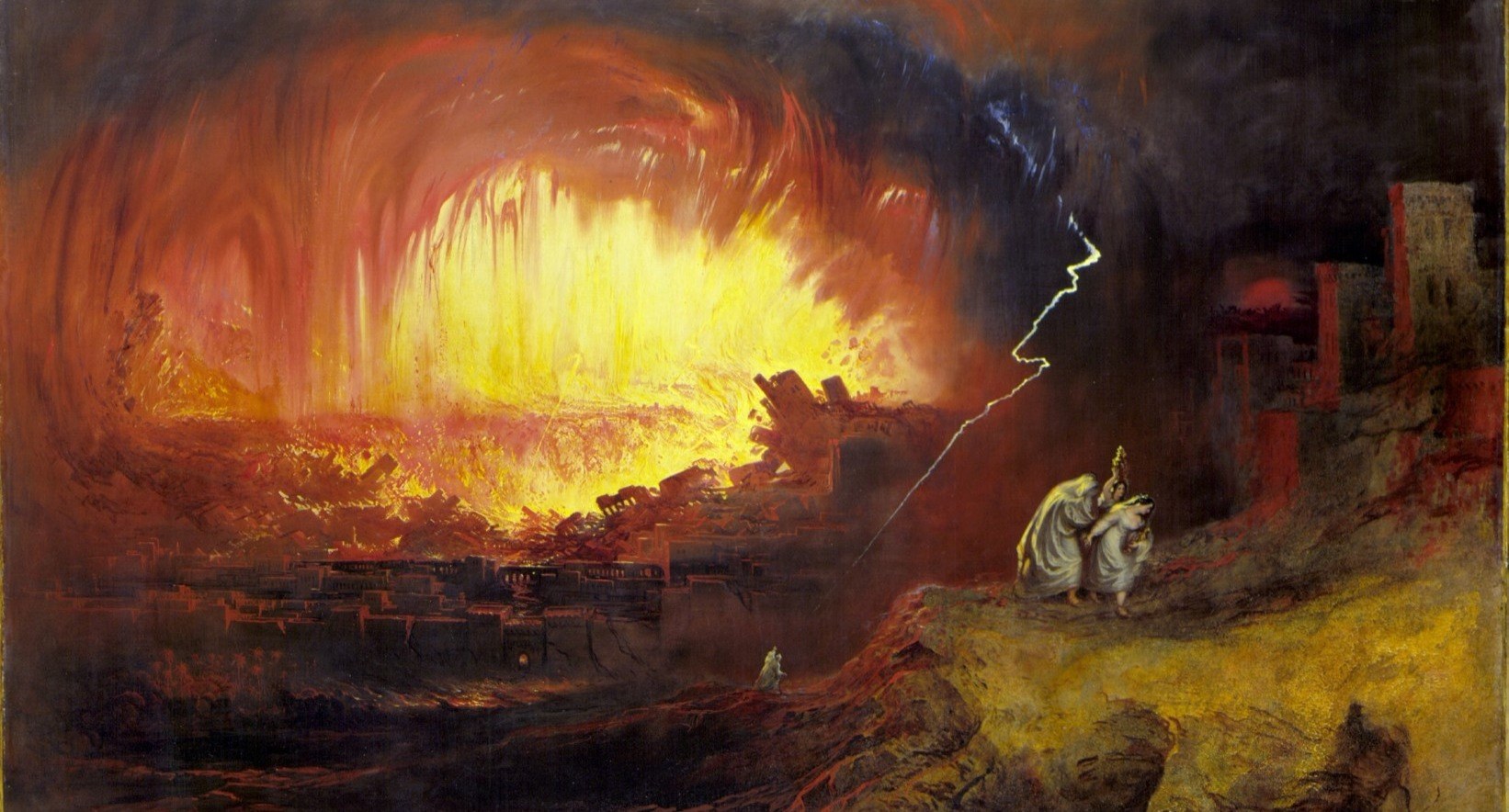 Judgement of Fire Destruction of Sodom and Gomorrah John Martin 1852